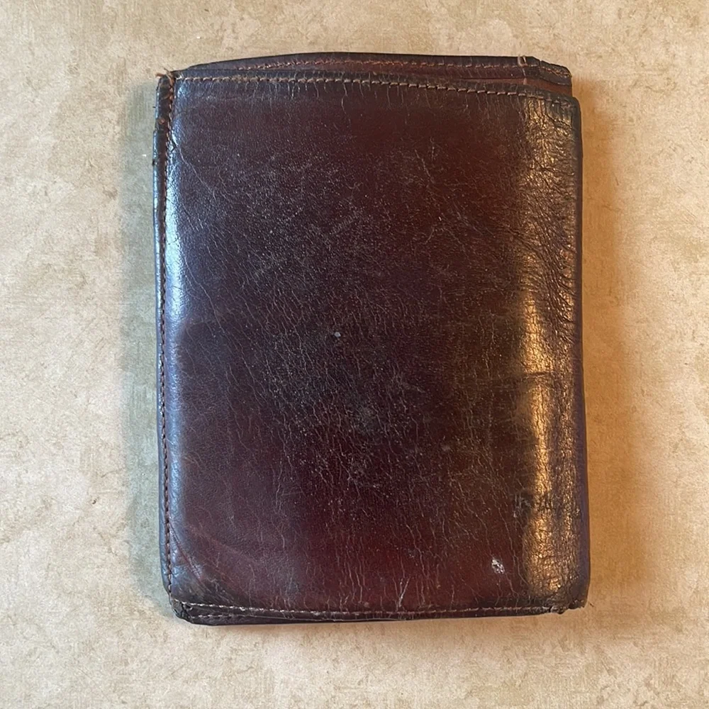 Coach Bi-Fold Brown Leather Wallet